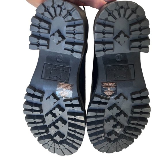 Marc Fisher Willow Leather Sherpa Cuff Pull On Ankle Boots - Picture 8 of 8